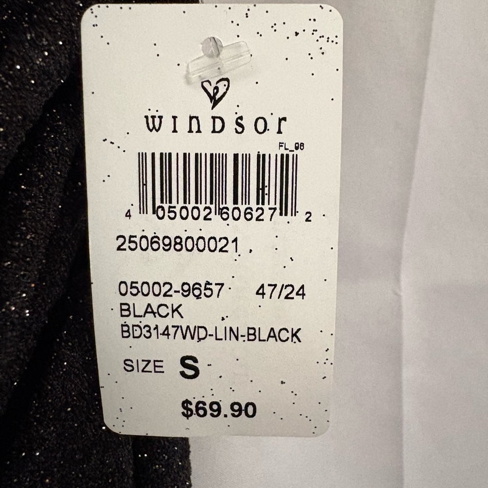 Windsor Black Glitter Bodycon Maxi Dress - Picture 2 of 6